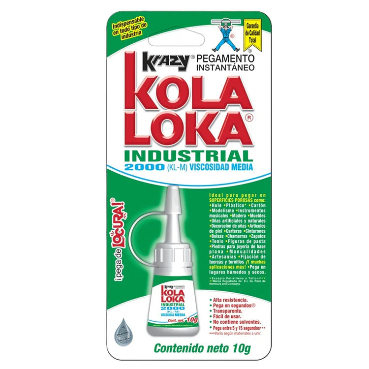 Pegamento Industrial Kola Loka 2000 10g Blister