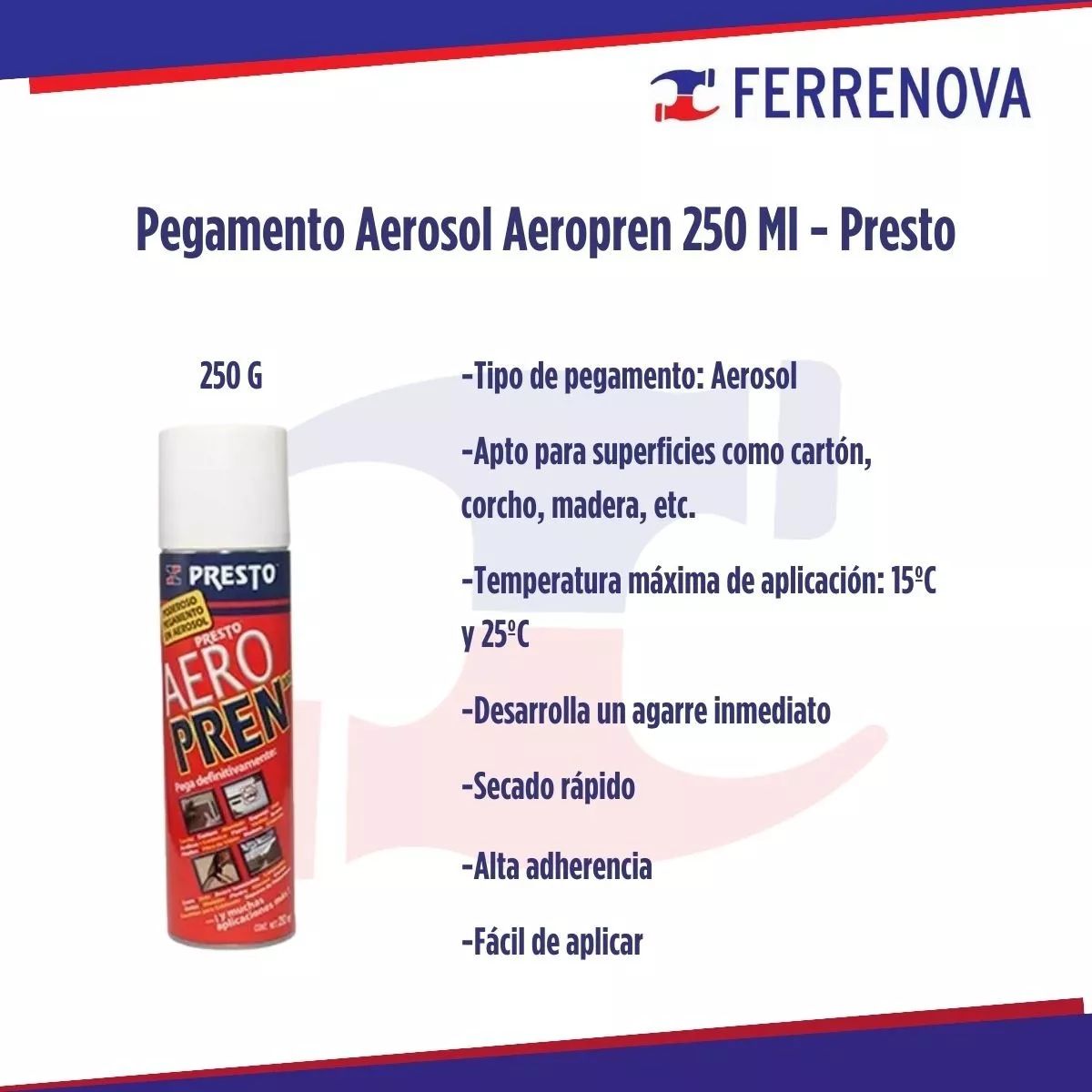 Aeropren Aerosol De 250ML Presto