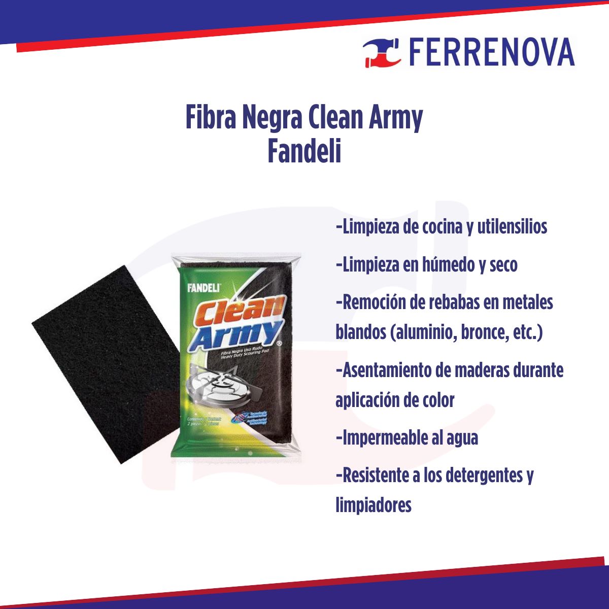 Fibra Negra Clean Army Fandeli