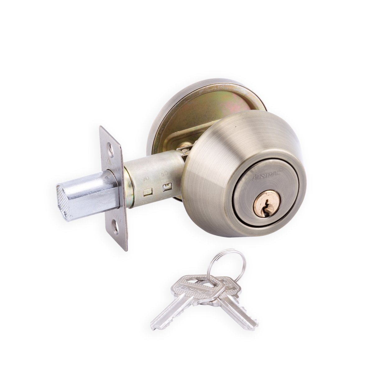 Cerrojo Cilindro Mariposa Latón Antiguo CS-1 Austral