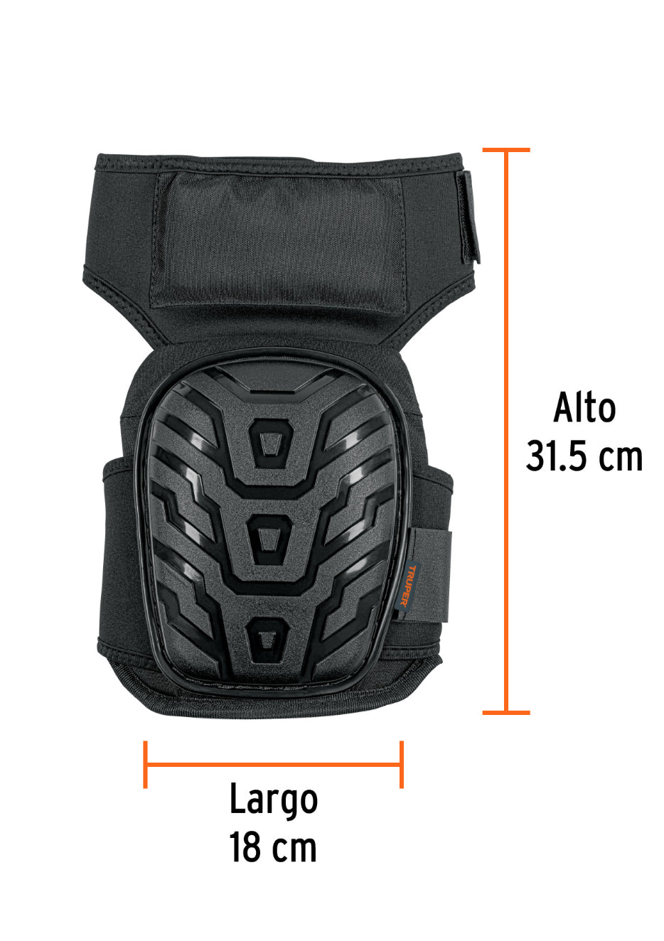 Rodilleras Profesionales De PVC Truper 12952