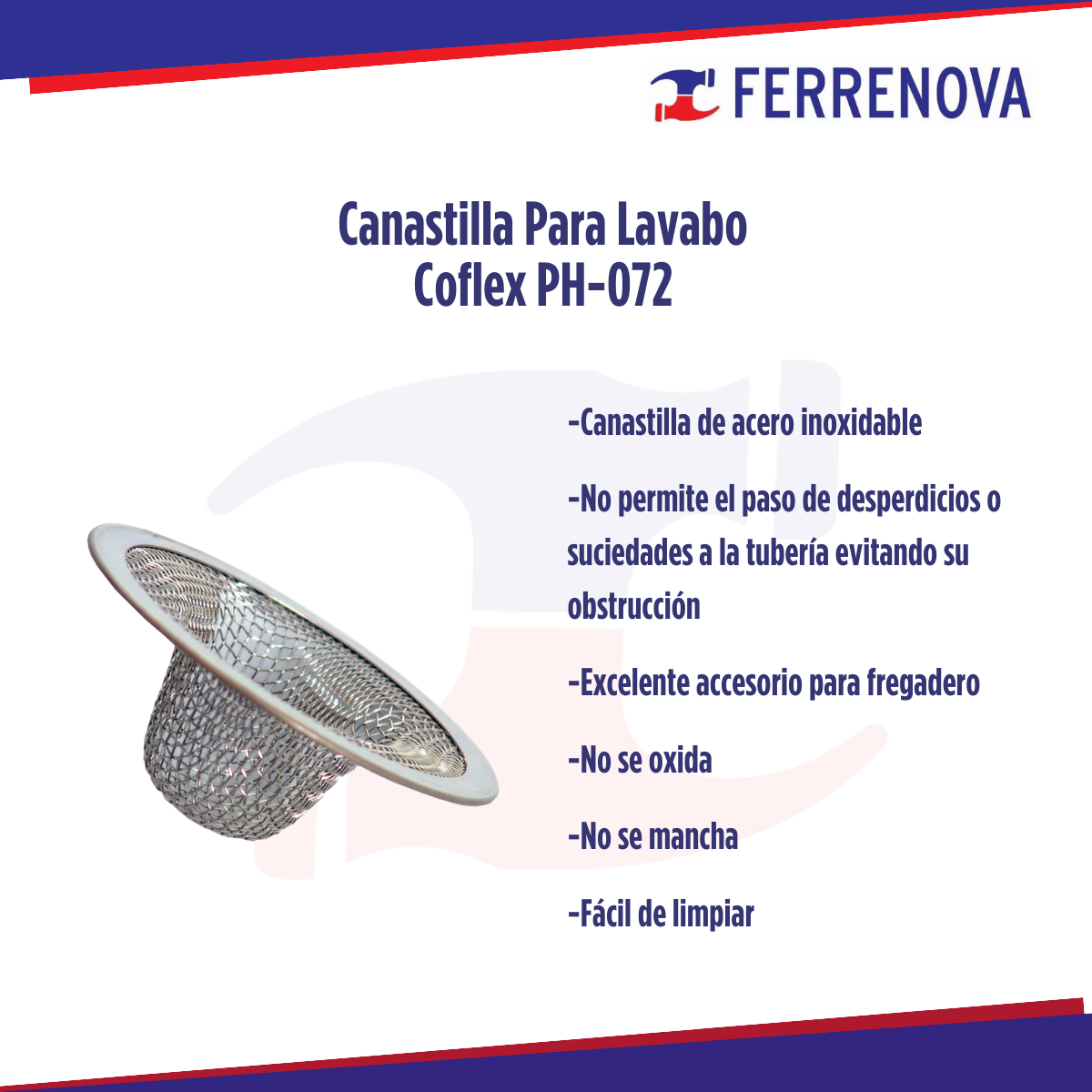 Canastilla Para Lavabo Coflex PH-072