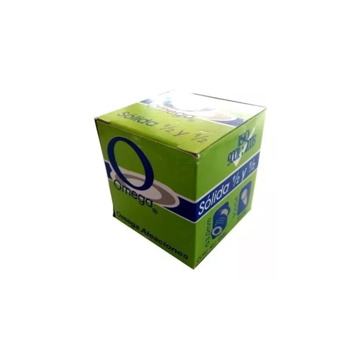 Soldadura De Estaño 1/2 - 1/2 450GR Caja Verde Omega