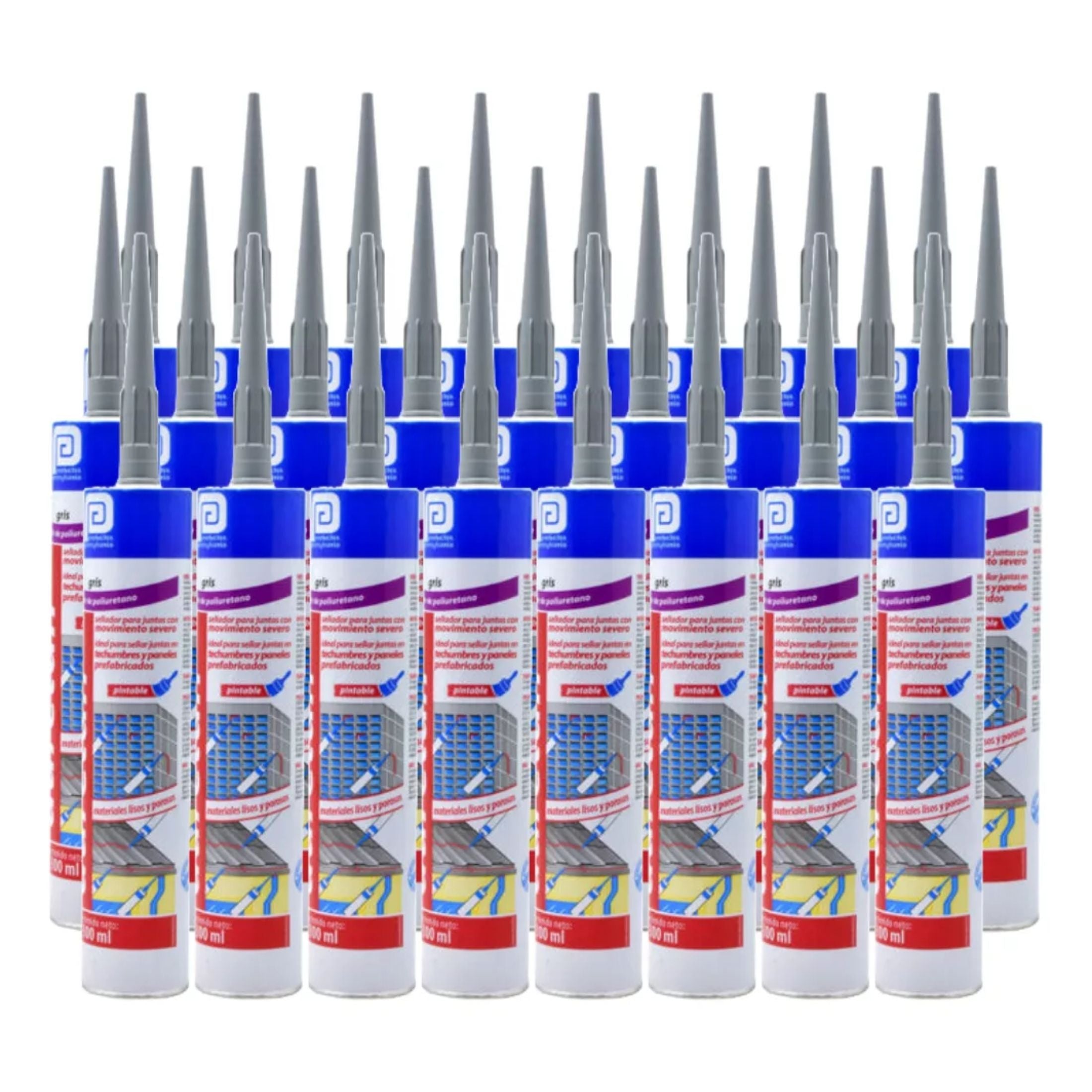 Duretán Gris Cartucho 300ml Pennsylvania (25 Piezas)