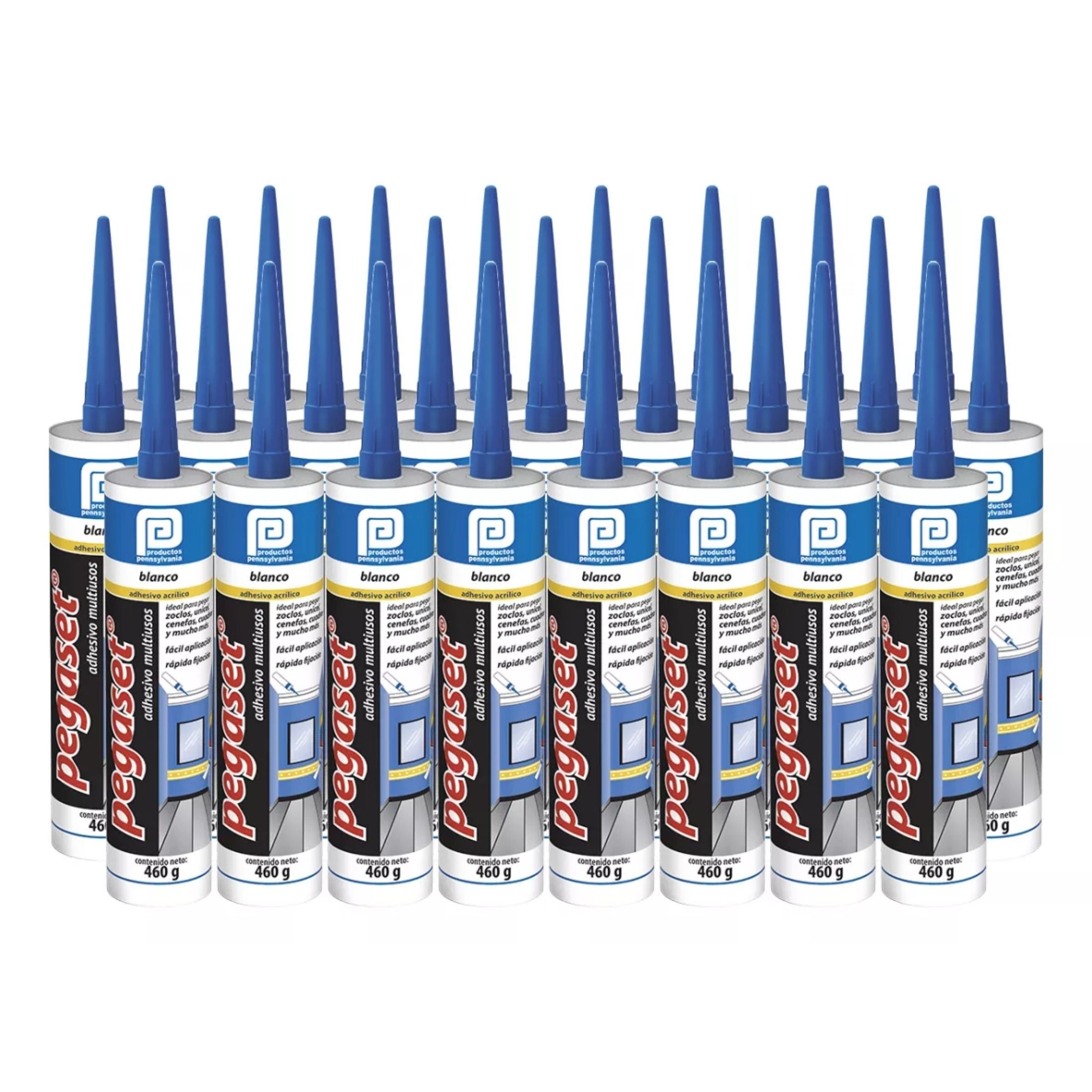 Pegaset Blanco Cartucho 460gr Pennsylvania (25 Piezas)