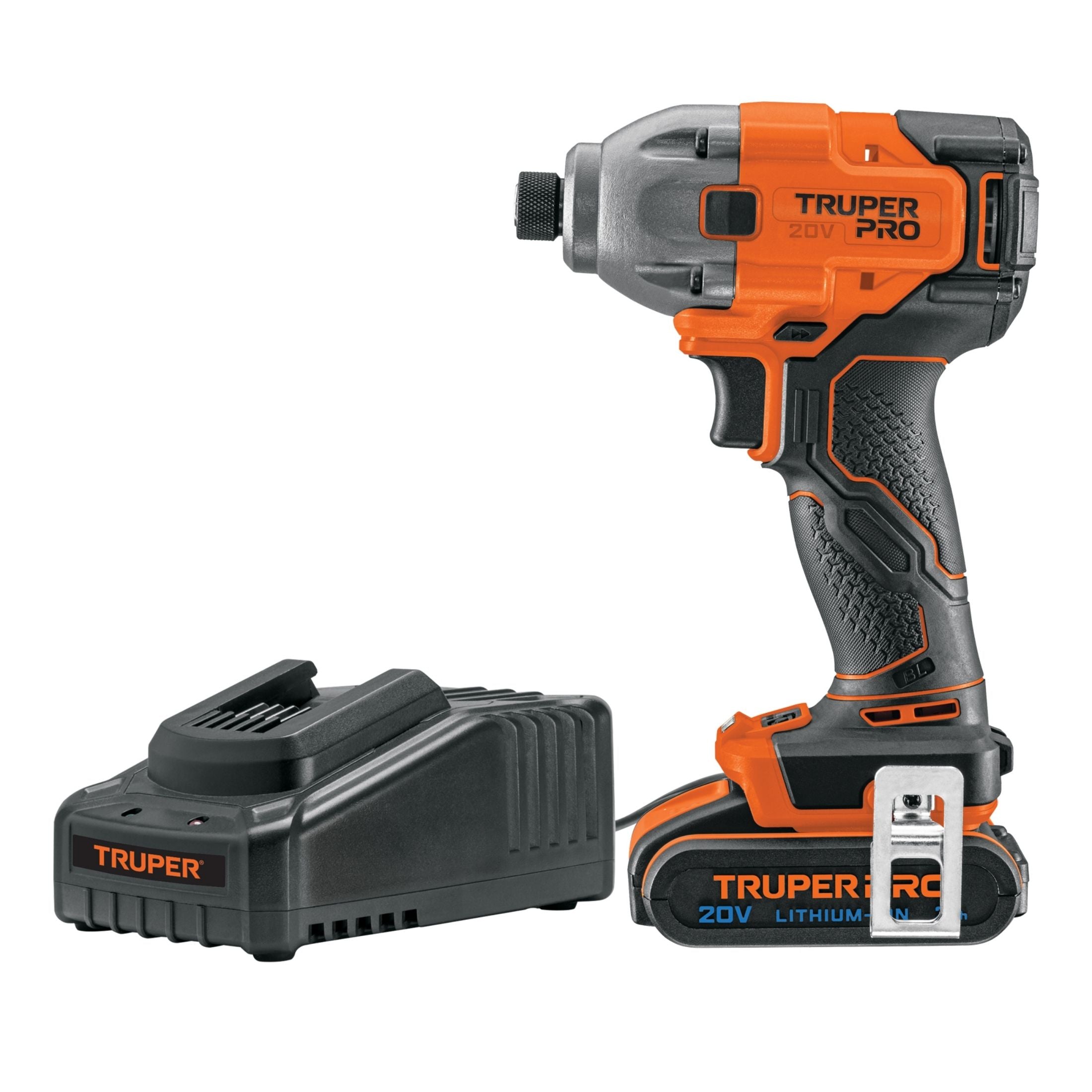 Destornillador De Impacto 1/4" 20V 1 Batería 2Ah Truper 103253