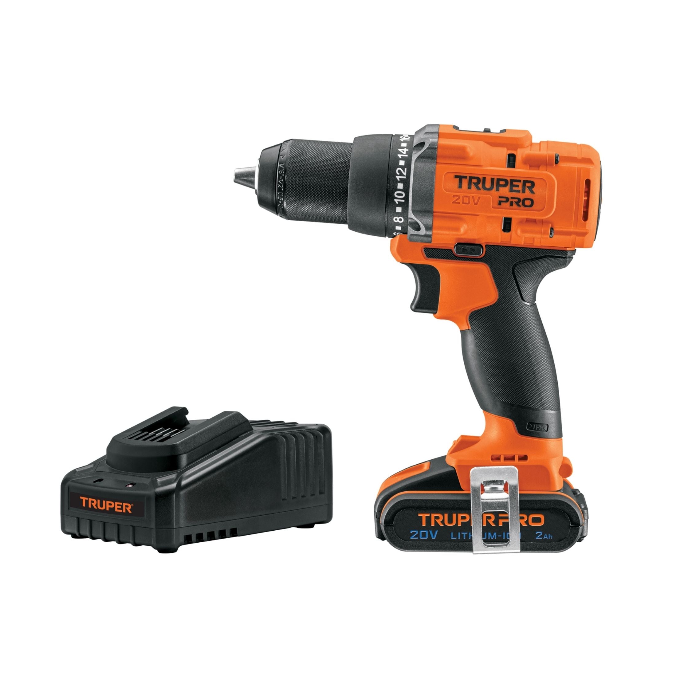Taladro 1/2" 20V 1 Batería 2Ah  Truper 103249