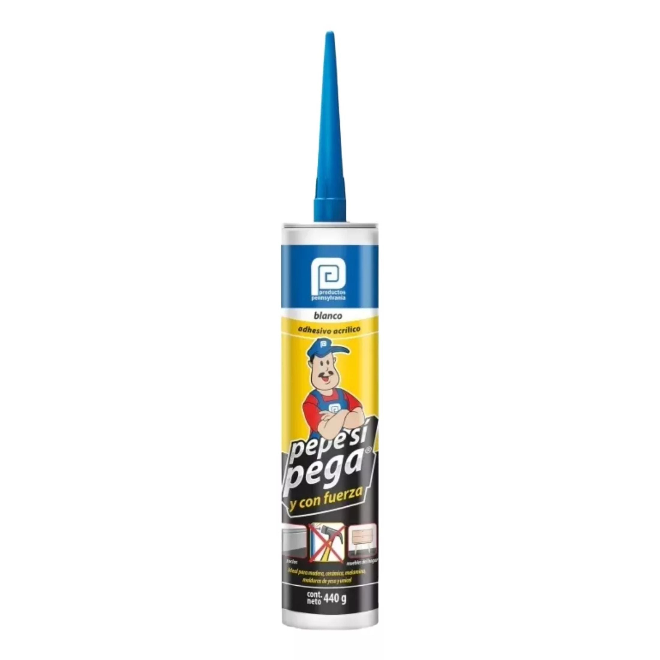 Adhesivo Acrílico Pepe Sí Pega Blanco 440gr Pennsylvania