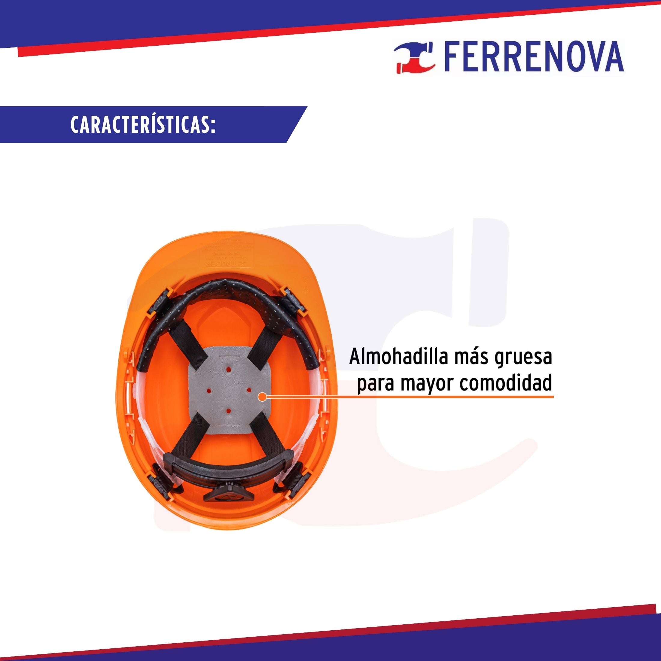 Casco De Seguridad Ajuste De Matraca Truper 14292