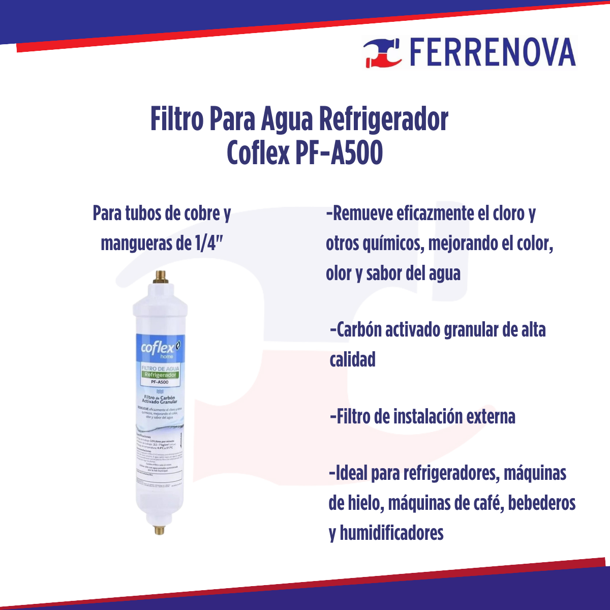 Filtro Para Agua Refrigerador  Coflex PF-A500