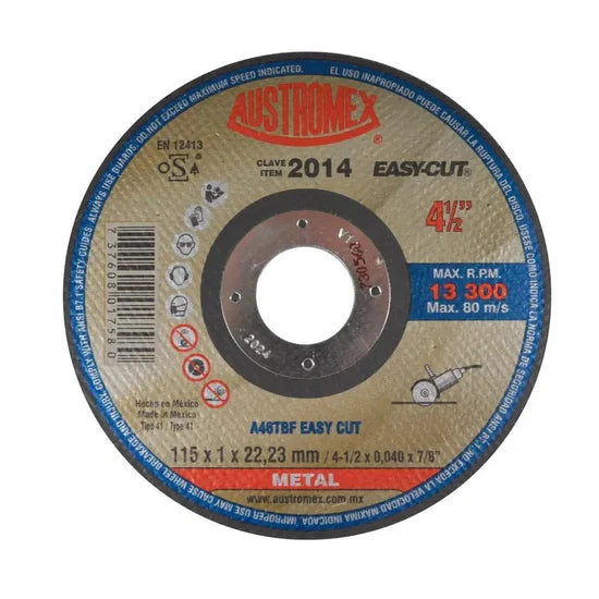 Disco D/Corte 2014 41/2 115X1X22.2 Austromex