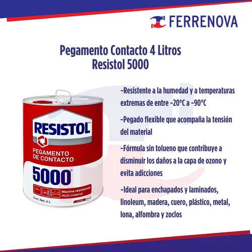Resistol 5000 Clasico Lata Con 4Lts
