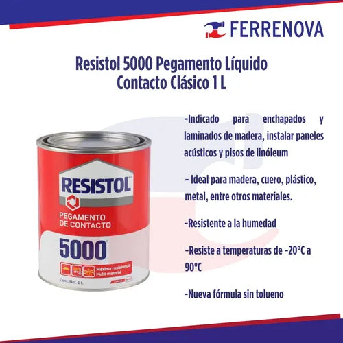 Resistol 5000 Clasico Lata Con 1Lt.