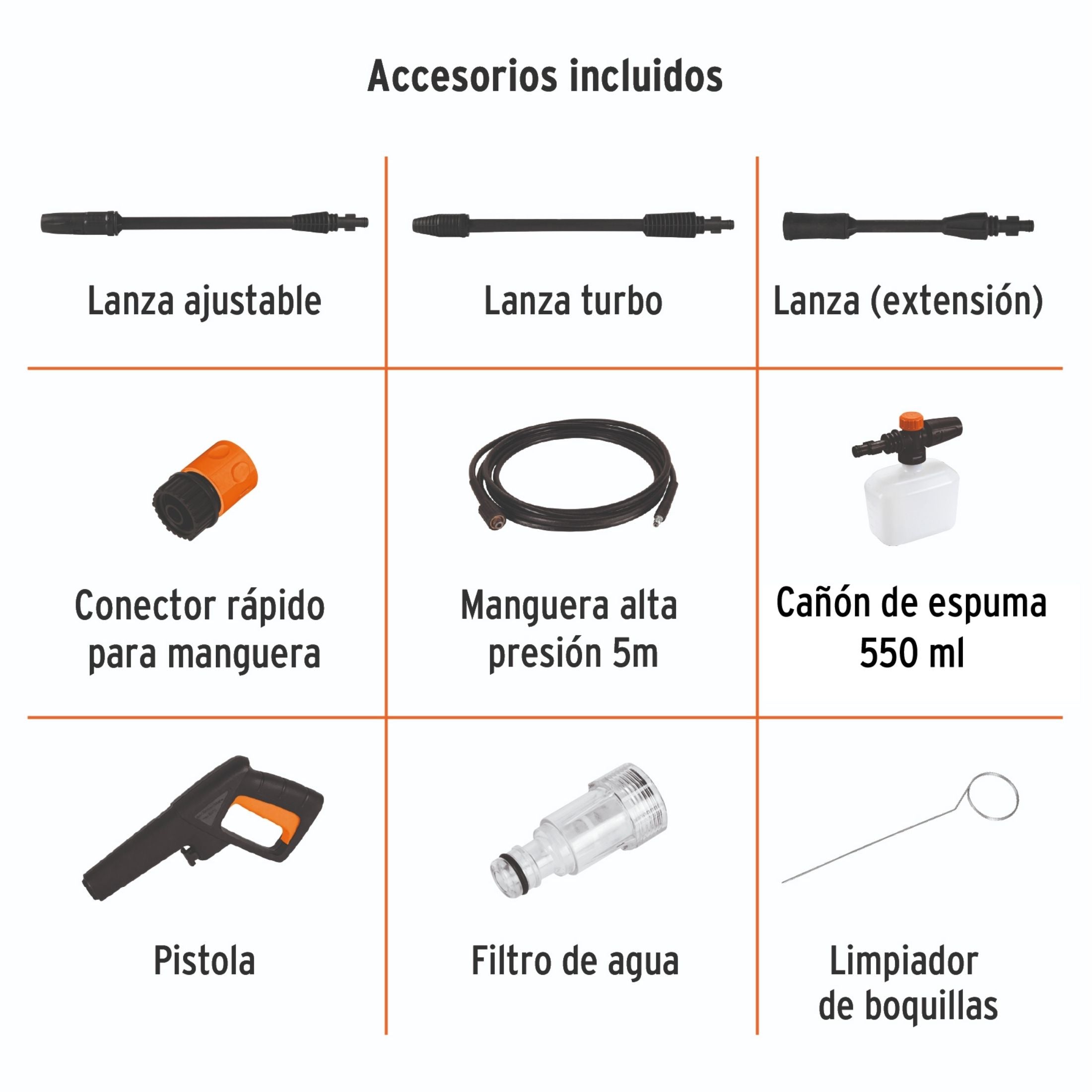 Hidrolavadora Eléctrica 1500 PSI Truper 101593