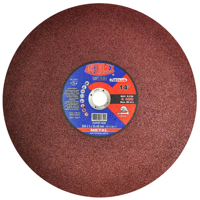 Disco De Corte 350X3X25.4 A30-Hum 733 Austromex