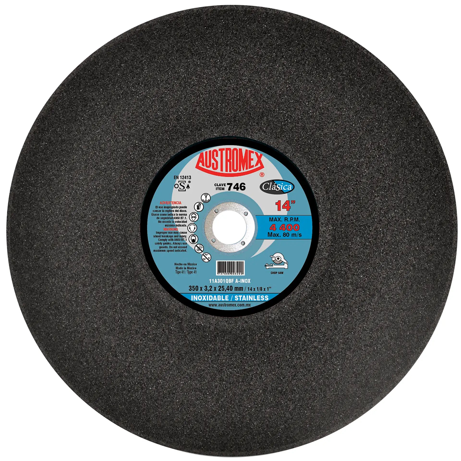 Disco De Corte 746 350x2.6x25.4 Austromex