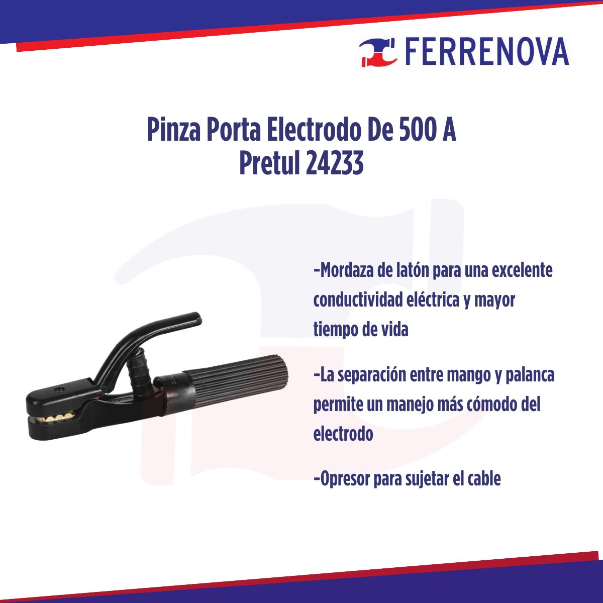 Pinza Porta Electrodo De 500 A Pretul 24233