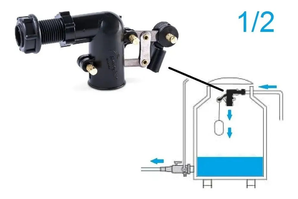 Valvula De Llenado 1/2 - Rotoplas