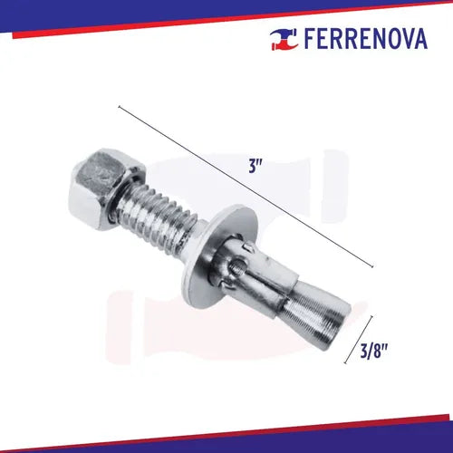 Taquete Arpon 3/8" X 3" Anclo