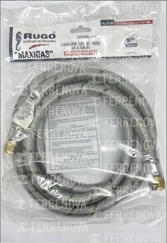 Alimentador Maxigas 25-Gn 3/8X3/8X2Mts Rugo