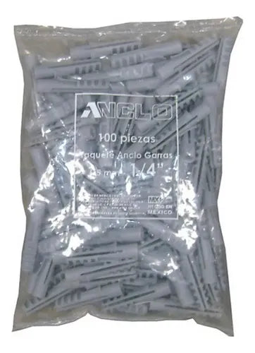 Taquete Garras 3/8 25Pzas. Anclo