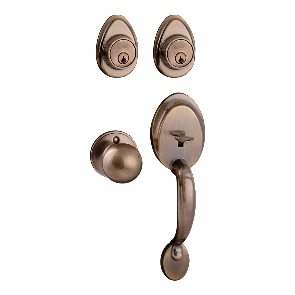 Cerradura gatillo/perilla Latón Antiguo 6740 DEXTER Dalton