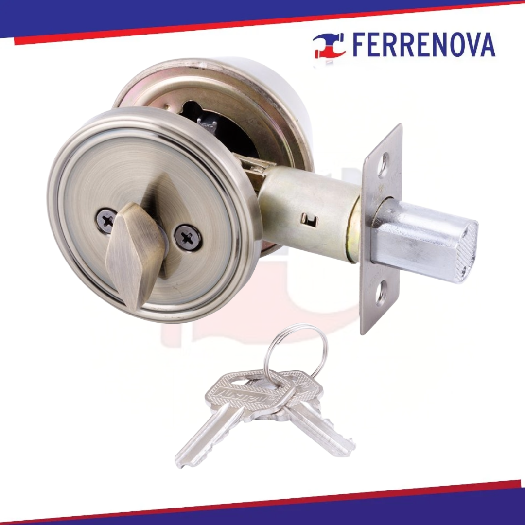 Cerrojo Cilindro Mariposa Latón Antiguo CS-1 Austral