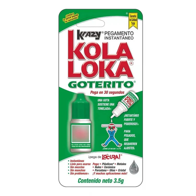 Pegamento Kola Loka Goterito Caja Con 10 Piezas.