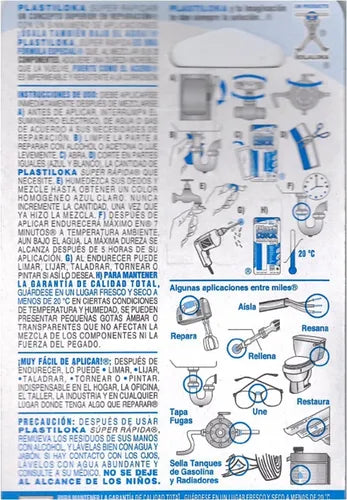 Plastiloka Azul Super Rapida 20g