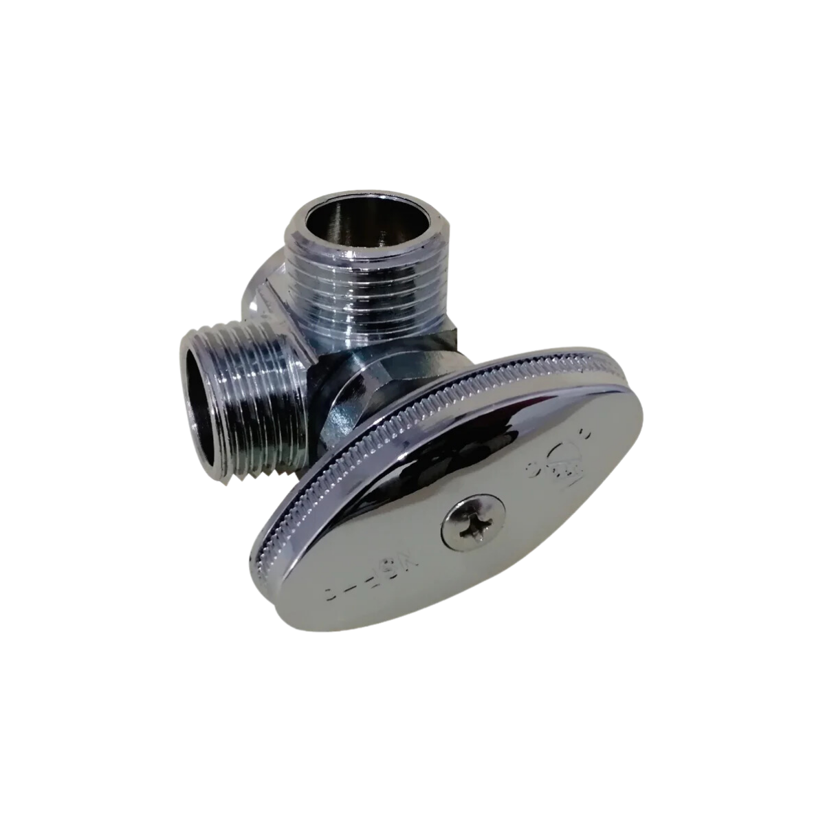 Llave De Control Angular 2 Salidas 1/2" y 1/2" Coflex IP-137