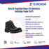 Bota De Seguridad Negra #25 Dieléctrica Antifatiga Truper 15479