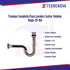 Cespol Para Lavado De Acero Inoxidable Rugo 29-BA