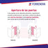 Cerradura De Sobreponer 3 Barras Llave Puntos Hermex 43488