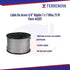 Cable De Acero 1/4" Rígido 7x7 Hilos 75 M Fiero 44207