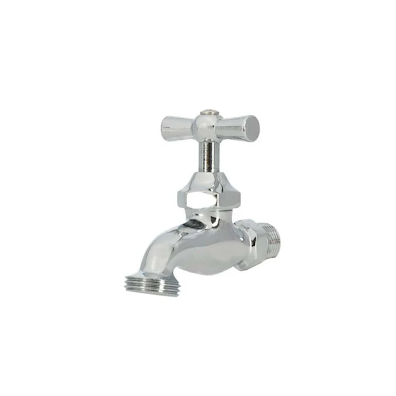Llave Nariz 2 Manguera Cromada 1/2 Rugo