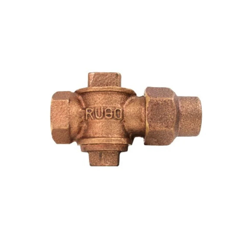 Válvula Banqueta Tubo/Cobre 1/2" Rugo  89-L