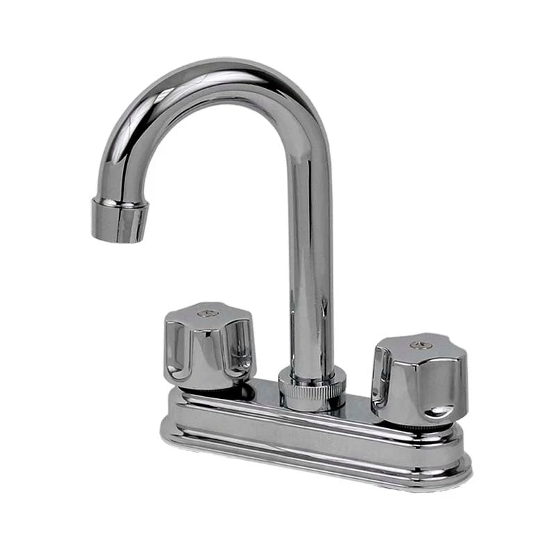 Mezcladora Para Lavabo Cromo Rugo 24-ib