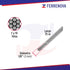 Cable De Acero 1/8" Flexible 7x19 Recubierto PVC 75 M Fiero 44225