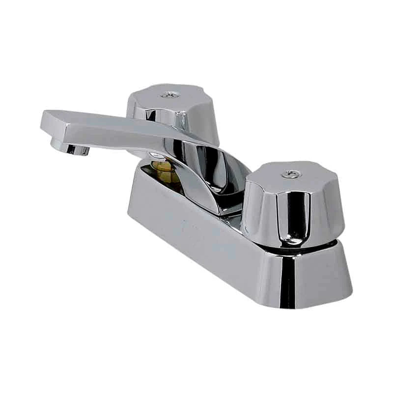 Mezcladora Para Lavabo Acuario Maneral Plateado Cromado Rugo 24-k