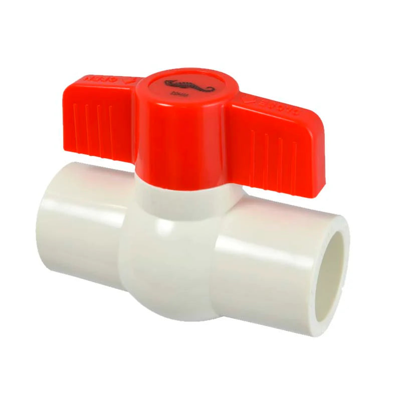 Valvula De Esfera Pvc Cem.1 1/2" Rugo 100-Ps