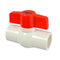 Valvula De Esfera Pvc Cem.1 1/2" Rugo 100-Ps