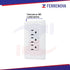 Placa Armada Con 3 Contactos Volteck Basic 25082