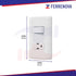 Placa Armada Contacto E Interruptor Sencillo Volteck Basic 25077