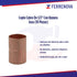 Cople De 1/2" Con Ranura Iusa (10 Piezas)