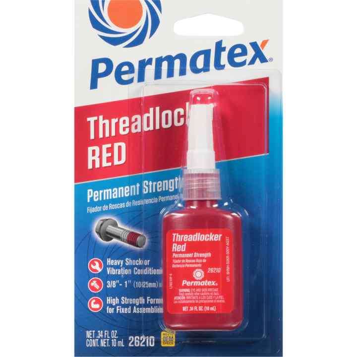 Fijador 262 Rojo 10Ml 26210Px Resistencia Alta Permatex