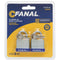 Juego De 2 Candados Laminados 30mm Fanal FLM2P-30