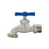 Llave Jardín De 1/2" Satinada Rugo 2-AS
