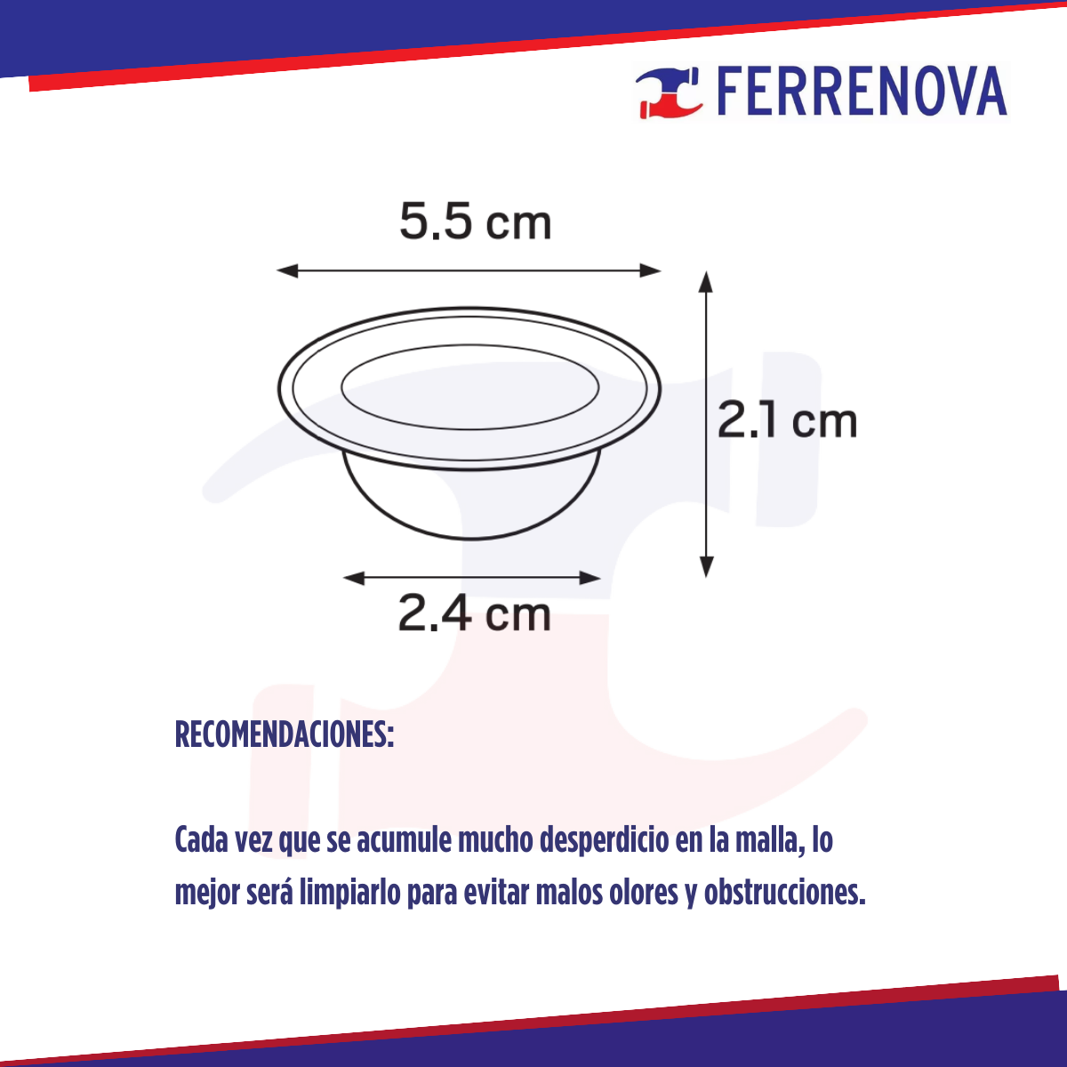 Canastilla Para Lavabo Coflex PH-072