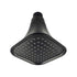 Regadera Cuadrada Piramidal Negro Sin Brazo ABS Rugo 44-NP