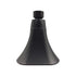 Regadera Cuadrada Piramidal Negro Sin Brazo ABS Rugo 44-NP